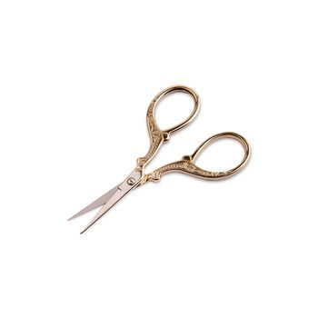 Embroidery scissors with decorative handle 9cm stainless steel