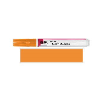 Akrylový marker matný KREUL medium oranžový