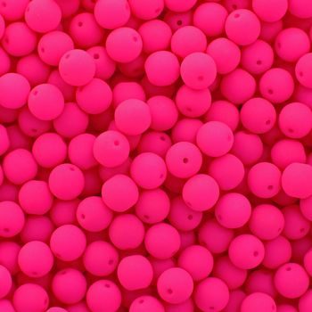 Pressed beads Estrela NEON 4mm pink