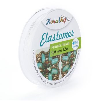 Elastomer 0,6mm/12m čirý