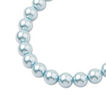 Preciosa kulatá perla MAXIMA 8mm Pearl Effect Light Blue