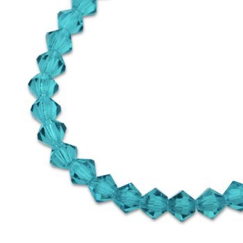 Preciosa MC bead Rondelle 6mm Blue Zircon