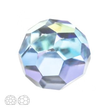 Preciosa MC piatră rotundă adezivă 6mm Crystal Bermuda Blue