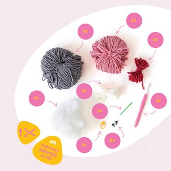 Manumi kreativní sada na háčkování pan Hrošík