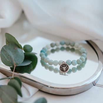 Manumi kreativní sada na výrobu náramku z minerálů se znamením zvěrokruhu Ryby