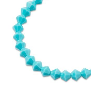 Preciosa MC bead Rondelle 6mm Turquoise