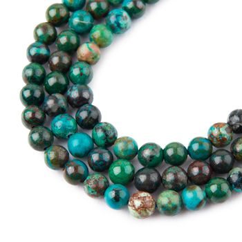 Chrysocolla beads 6mm