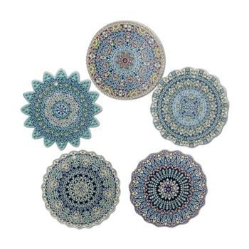 Diamond painting set keychains mandala 4pcs