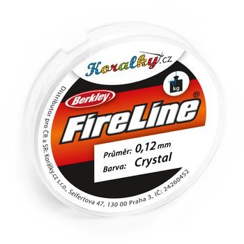 Braided bead cord Fireline Crystal 0.12mm