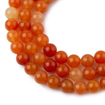 Red Aventurine beads 8mm