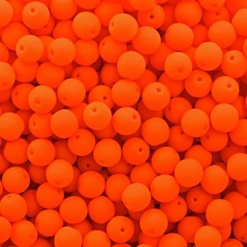 Pressed beads Estrela NEON 4mm orange