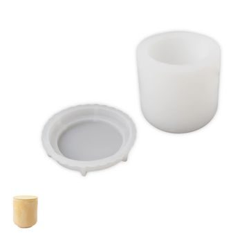 Matriță de silicon pentru pastă modelaj recipient cu capac 77x80 mm