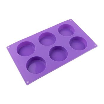Silicone mould for casting creative clay circle 6pcs