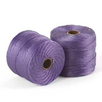 S-lon bead cord dark purple