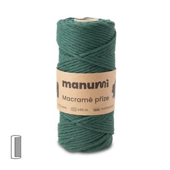 10m Nastro Macrame in poliestere corda Ø0,5mm Rosso intrecciatura