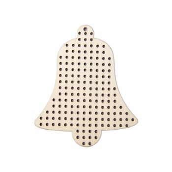 Wooden cutout bell to complete 2pcs