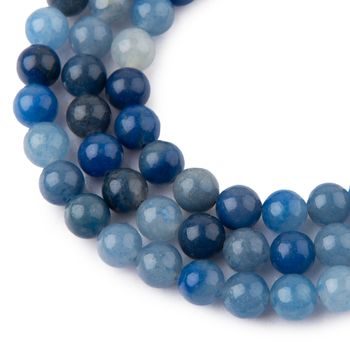 Blue Aventurine A beads 8mm