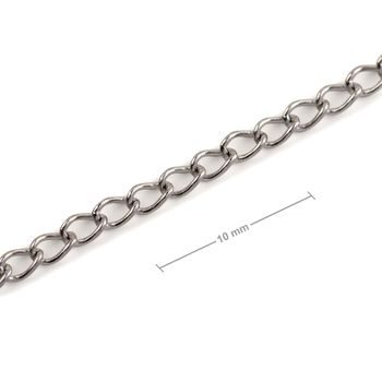 Stainless steel unfinished jewellery chain with 2.5mm link
