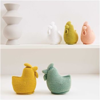 Cotton crochet yarn Ricorumi dk shade 014 fuchsia