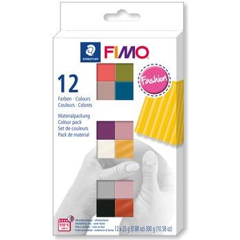 FIMO Soft sada 12 farieb 25g Fashion