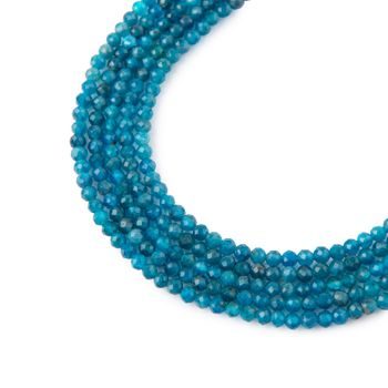 Apatite AAA faceted beads 2mm