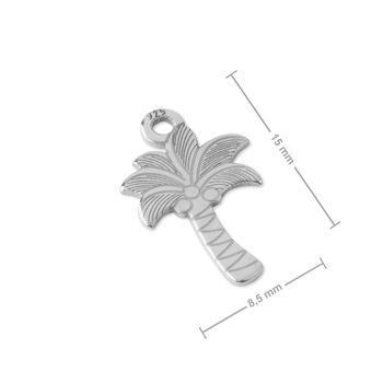 Silver pendant palm No.1127