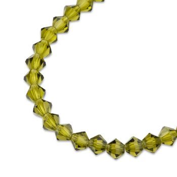 Preciosa MC bead Rondelle 6mm Olivine