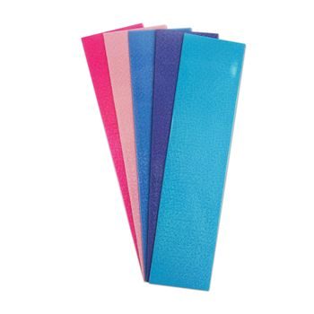 Decorative wax sheets glitter set of 5 pcs No.2