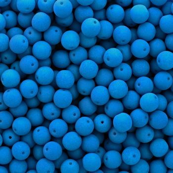 Pressed beads Estrela NEON 4mm blue