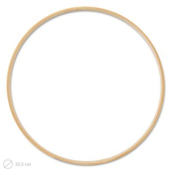 Dřevěný kruh na macramé 33,5cm