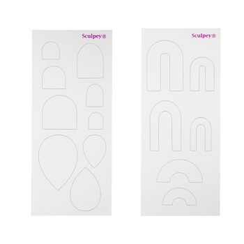 Set of stamps for polymer clay