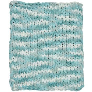 Rico design crochet yarn Chenillove Super Big Print shade 001 cream