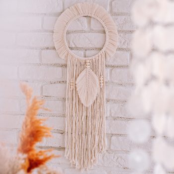 Manumi kreativní sada na výrobu macramé lapače snů