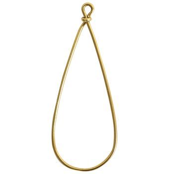 Nunn Design teardrop 51,5x18mm gold-plated