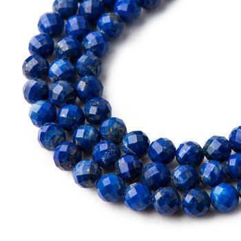 Lapis lazuli 6 mm faceted