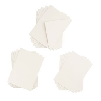 Set of cards with envelopes cream 5pcs