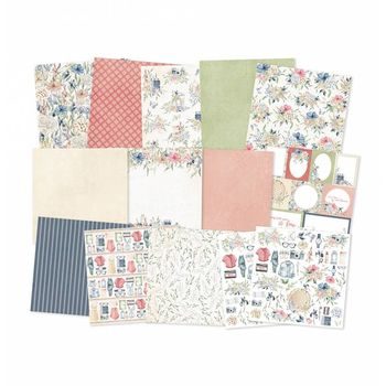 Set of double-sided papers for scrapbook 30x30cm 12 sheets P13 Sugar and Spice