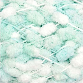 Rico design háčkovacia bambulková priadza POMPON Print ružovo-biela