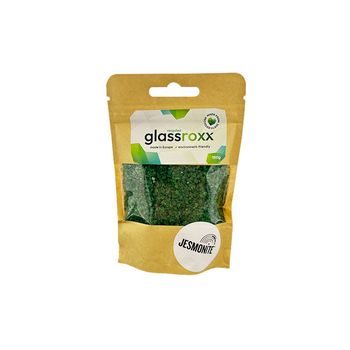 Jesmonite skleněné kamínky GlassRoxx zelené 150 g