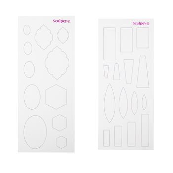 Set of stamps for polymer clay