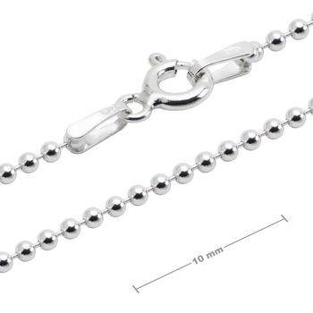Silver chain with a clasp 40cm No.598
