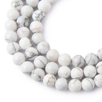 Howlite beads 8mm