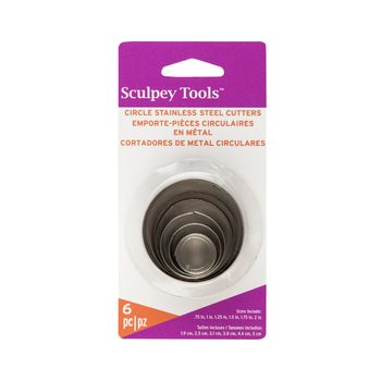 Sculpey set of cutters circles