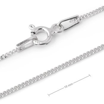 Silver chain with a clasp 45cm No.929