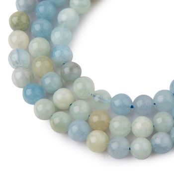 Beryl Aquamarine beads 8mm