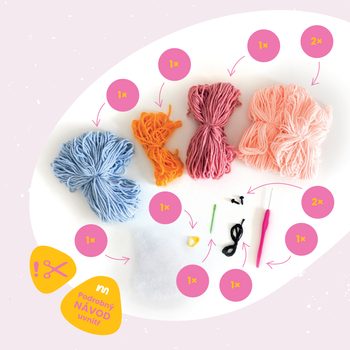 Manumi kreativní sada na háčkování pan Hrošík