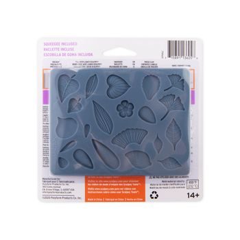 Sculpey silicone mould Leaves