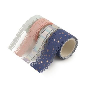 Lace washi tape 4x1m winter