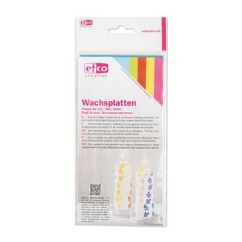 Rico design set of wax pens for painting on candles 6 pcs floral pastel colors