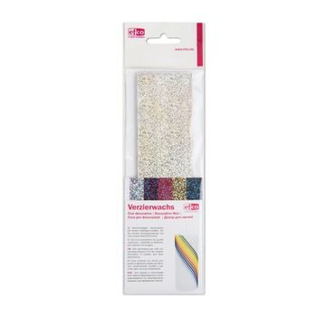 Rico design set of wax pens for painting on candles 6 pcs floral pastel colors